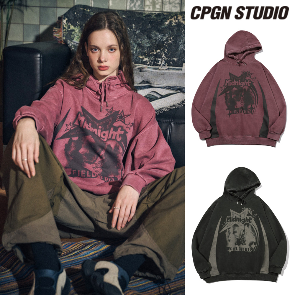 【CPGN STUDIO】23FW★ Midnight Pigment Hoodie