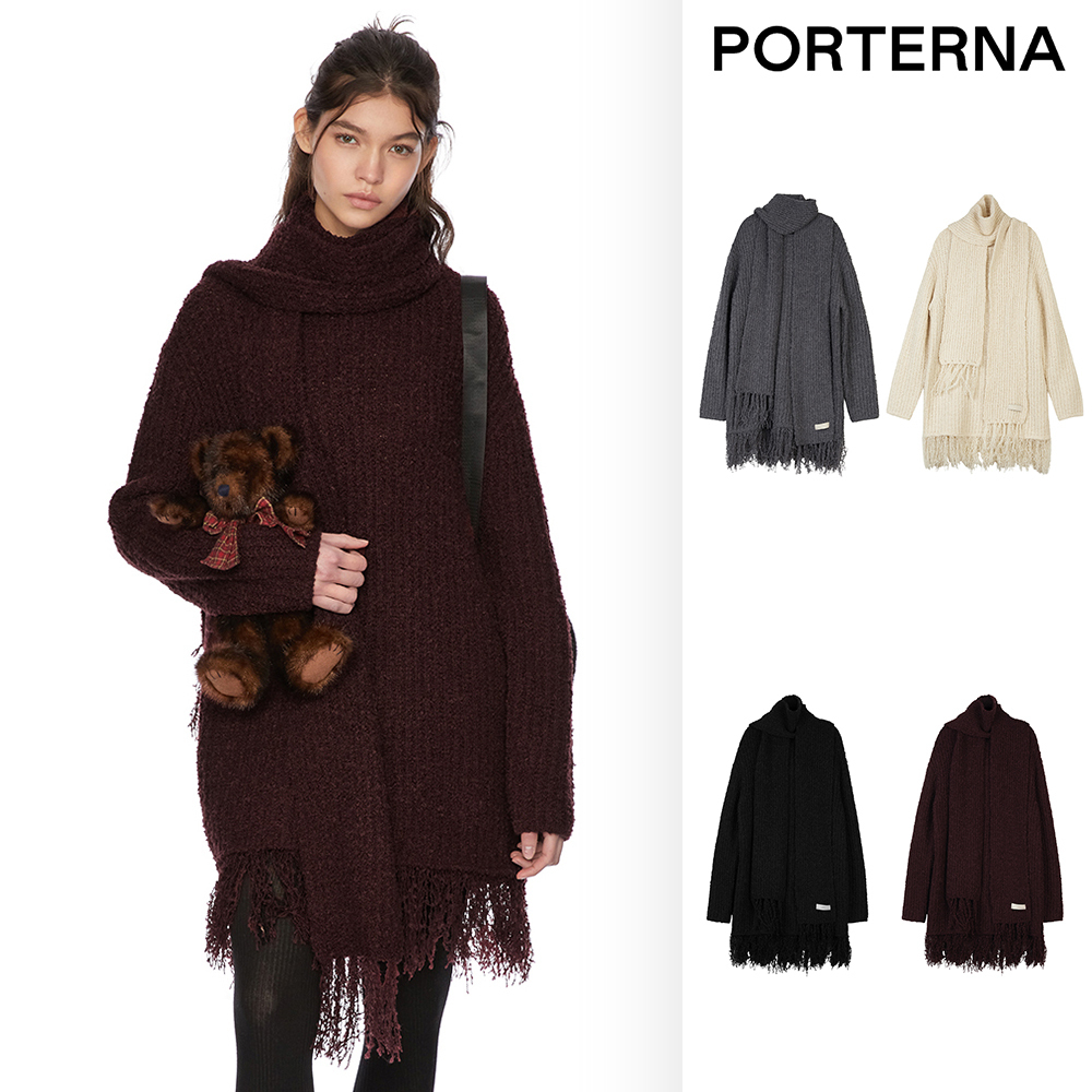 【PORTERNA】Sharp mid-length one piece