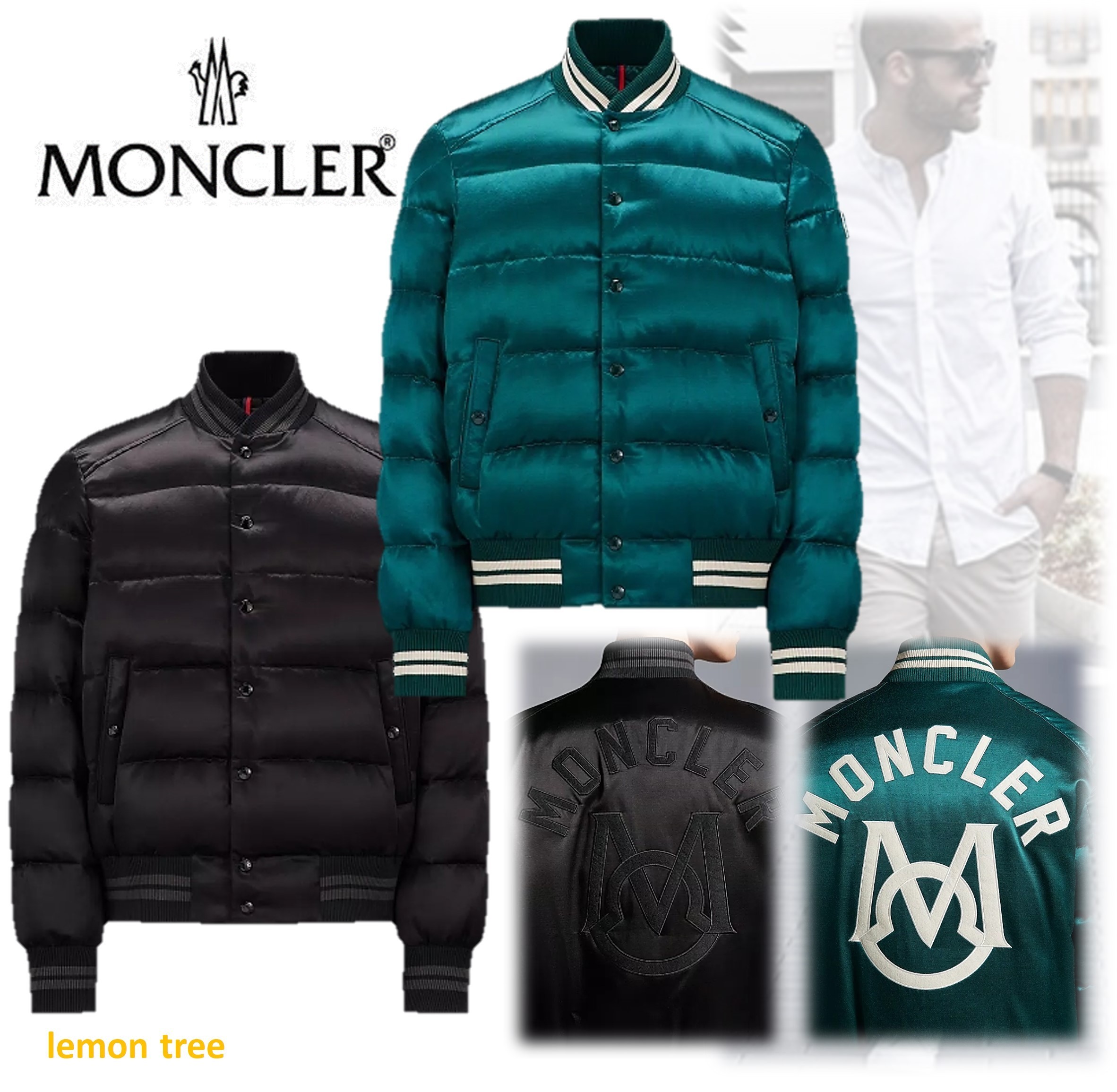 ♪直営店♪Moncler Pollet スエードダウンボンバージャケット MONCLER】Polletスエード・ダウン・ボマー・ジャケット