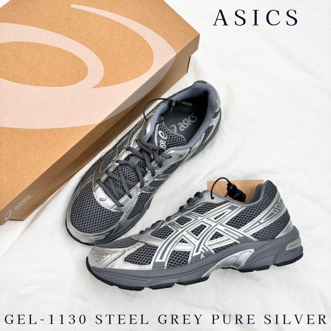 Asics【送料込】Gel-1130 Steel Grey Pure Silver 1201A934-020