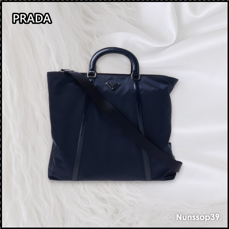 《PRADA》 1BG265 789 F0008 RE-NYLON ラージ トートバッグ