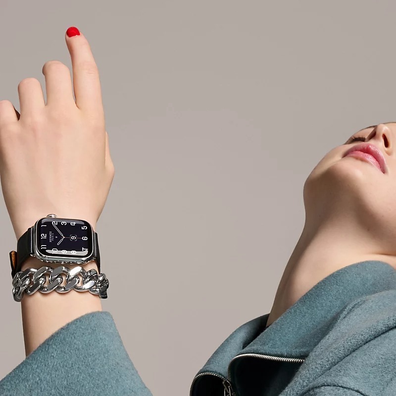 目を惹く♪】HERMES☆Apple Watch 腕時計用ベルト メタル41mm