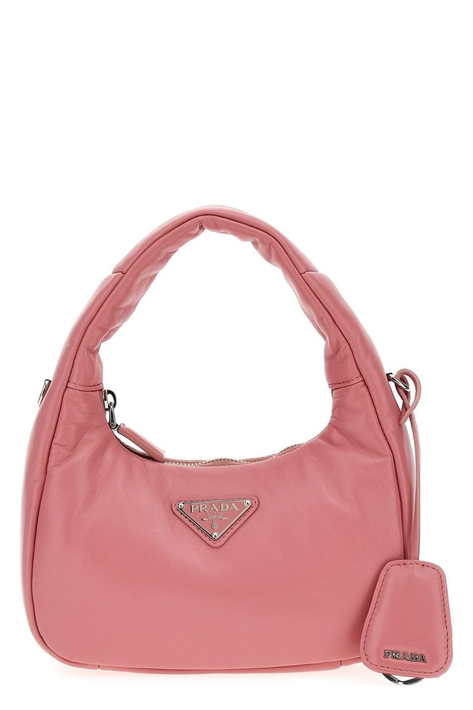《PRADA》 1BA384 VOVZ 2DYI F0410 ソフトパディングミニバック