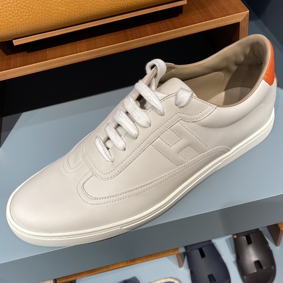 【大人カジュアル】 HERMES 《クイッカー》スニーカー