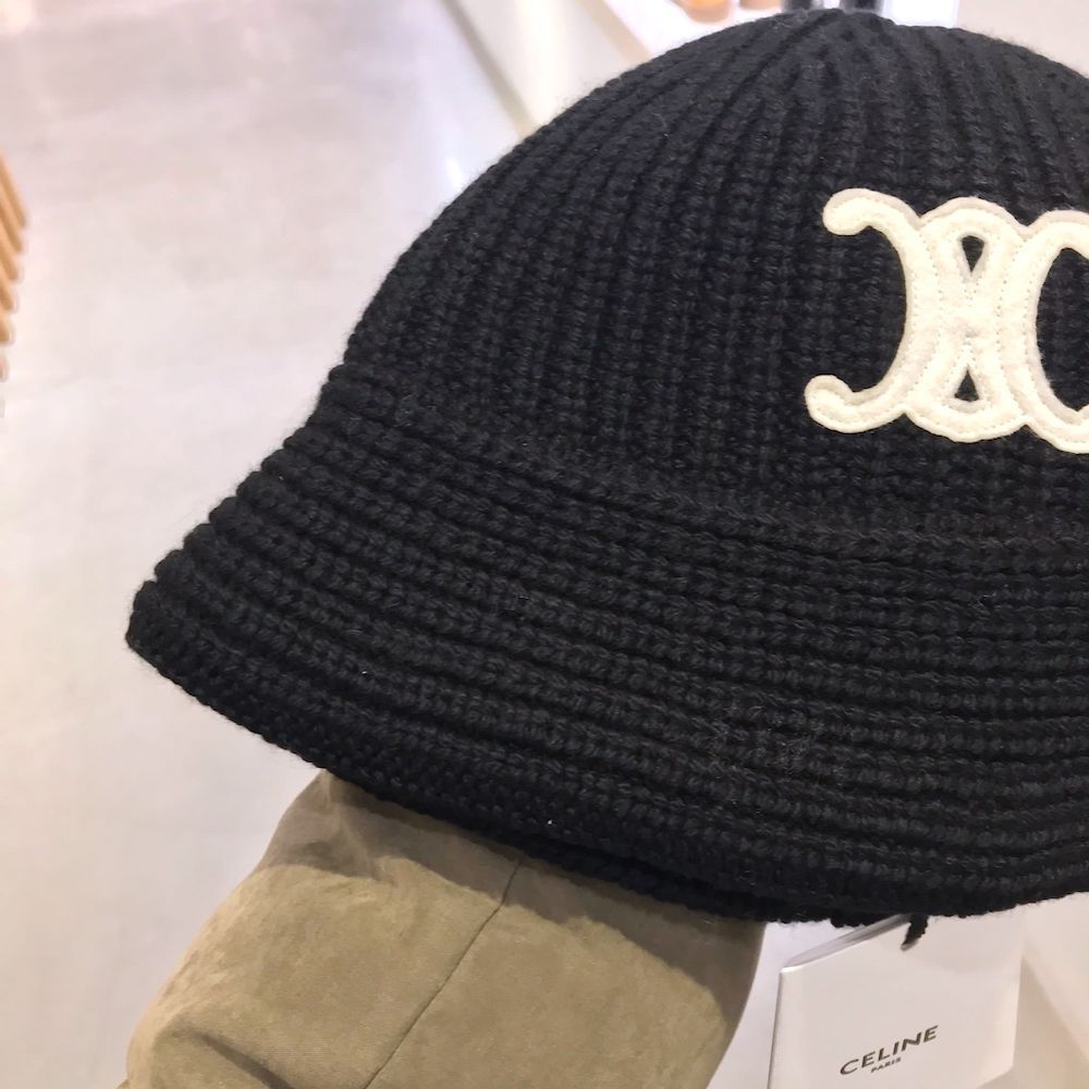 CELINE クロシェハットアルパカウール