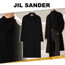 【23AW NEW】JIL SANDER_men / ウール ロングコート / Black