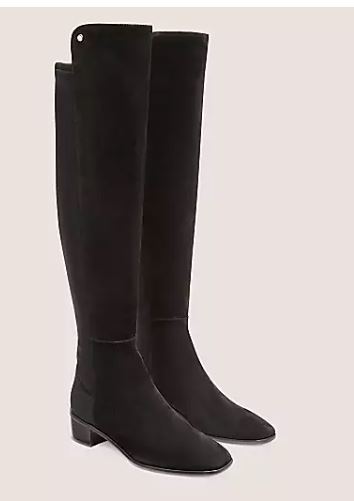 ロングブーツ Stuart Weitzman CITY BLOCK SQUARE-TOE KNEE HIGH BOOT