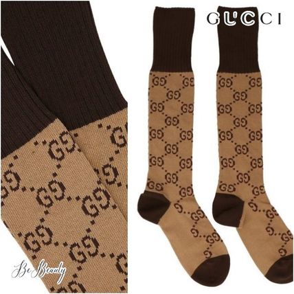 GUCCI Undershirts & Socks Unisex Bi-color Cotton Logo Undershirts & Socks