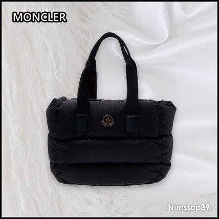 MONCLER Totes Casual Style Street Style Plain Party Style Office Style