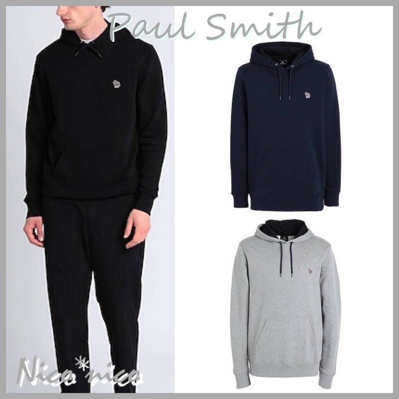 【Paul Smith】ロゴ スウェットパーカー 無地 *送料/関税込み*