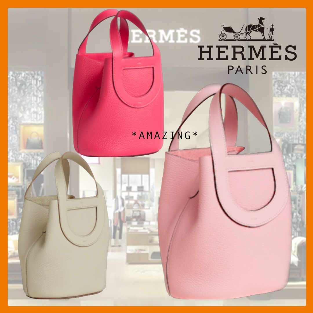 HERMES直営店★希少色 イン ザ ループ 《シェーヌ ピコ》バック