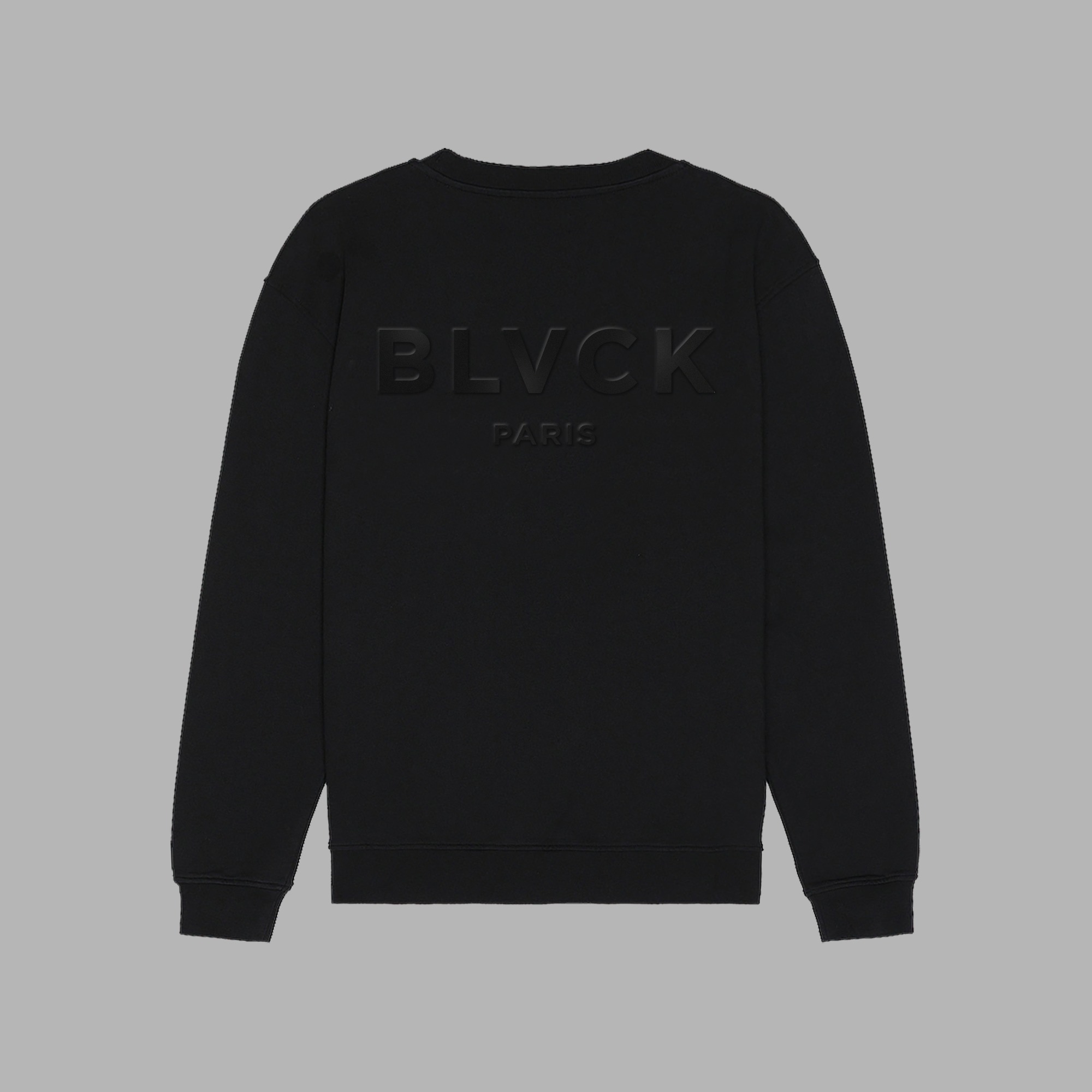 【BLVCK PARIS】Sweater ロゴ入り３色 ★ トレーナー BLVCK PARIS Sweater プリントロゴ 3色 送料込み (BLVCK PARIS