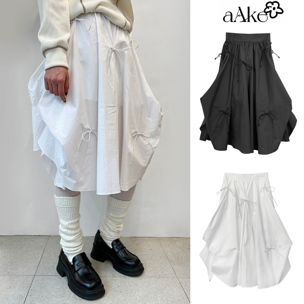 【AAKE】TIE-UP FEMININE SK