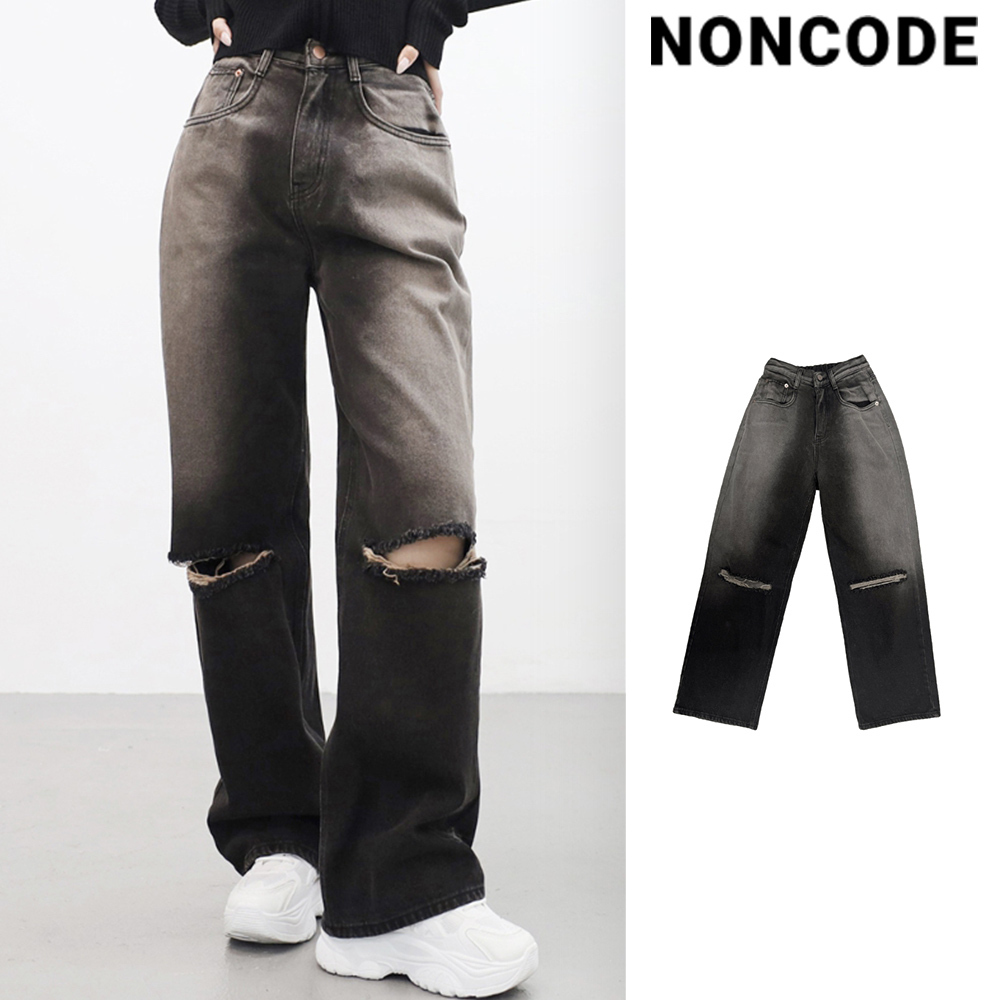 【NONCODE】lupin wide denim pants