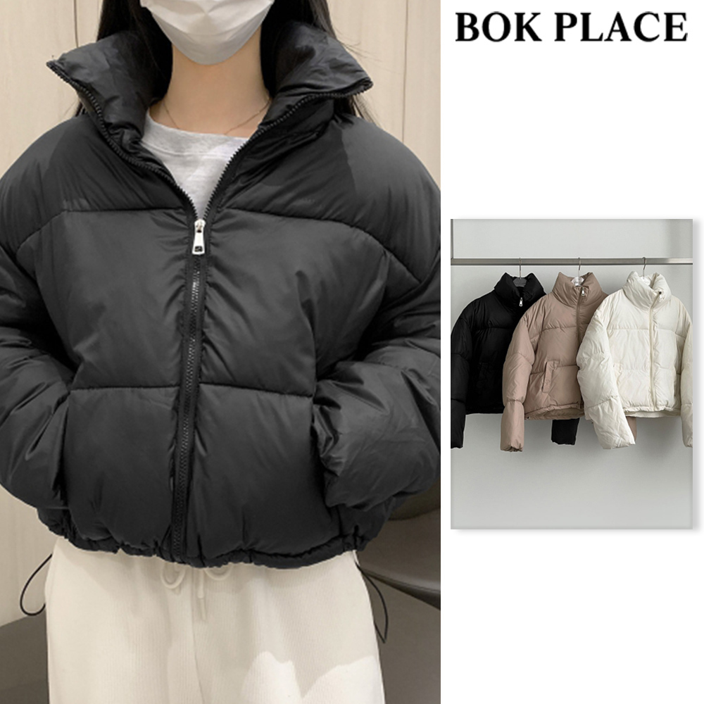 【BOK PLACE】Warm winter string crop padding