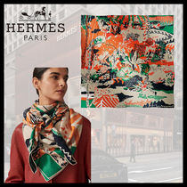 HERMES - エルメス HERMES スカーフ カレ90 ARMES DE CHASSE