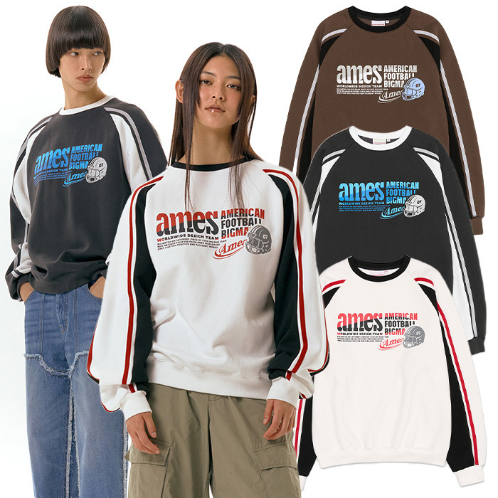 ★AMES-WORLDWIDE★送料込★韓国★人気★正規品★AFL SWEATSHIRT