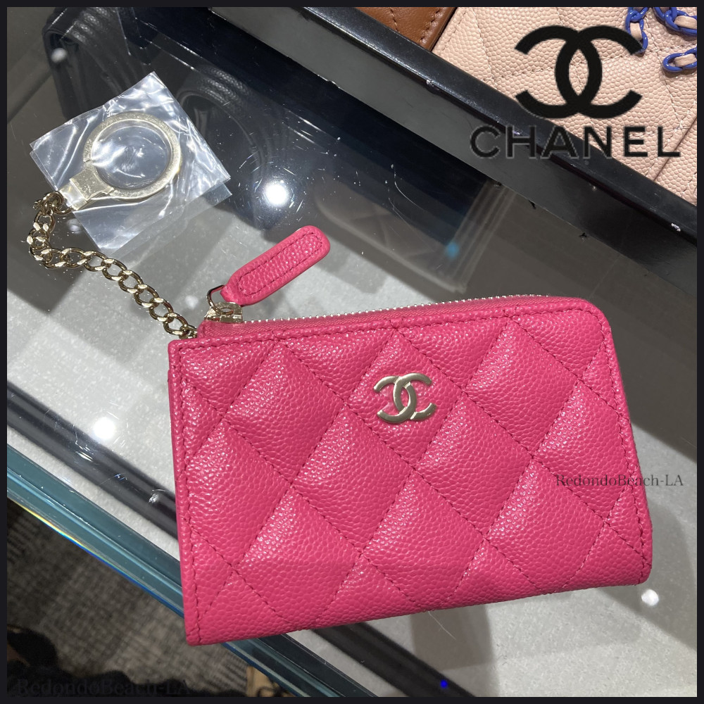 【ネオン系ピンクが可愛い】CHANEL★キーケース★期間限定色