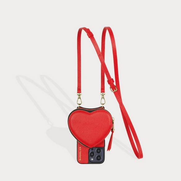 【Bandolier】iPhoneケース ハートポーチ クロスボディ 送料込 Bandolier】iPhoneケース ハートポーチ クロスボディ 送料込