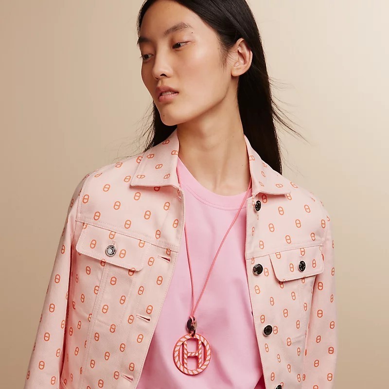 【贈り物に☆】HERMES 《Hエキップ・ノーティック》ペンダント