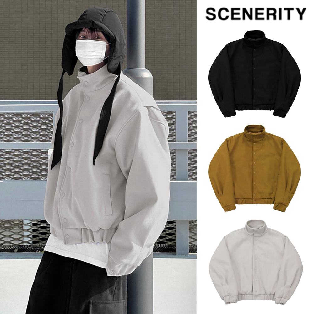 【SCENERITY】Bottle high neck jumper