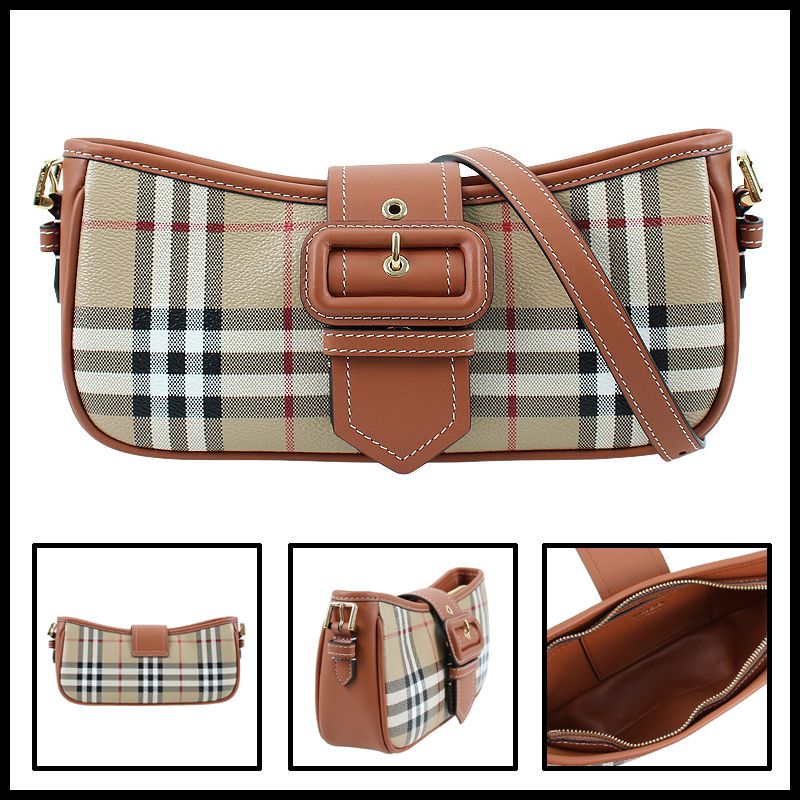 ★送料関税込★Burberry ヴィンテージ チェック スリングバッグ
