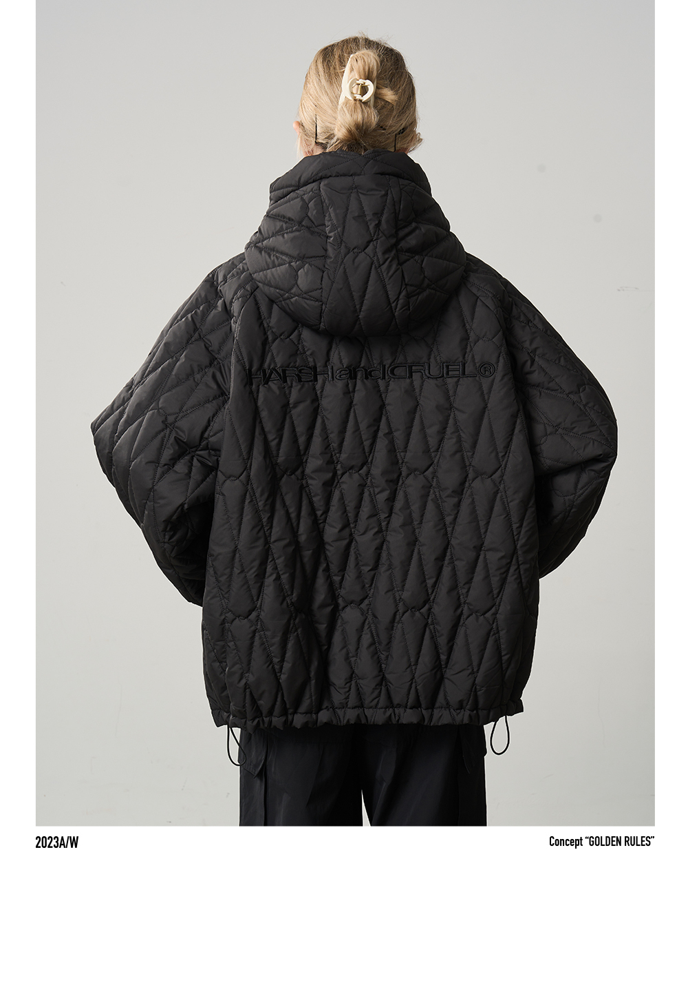 国内発/日本未入荷☆HARSH AND CRUEL☆プルオーバー パーカー☆ 国内発/日本未入荷☆HARSH AND CRUEL☆プルオーバー パーカー