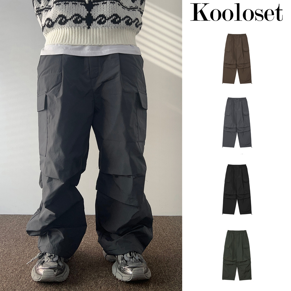 【KOOLOSET】Original Padded Cargo Banding Pants