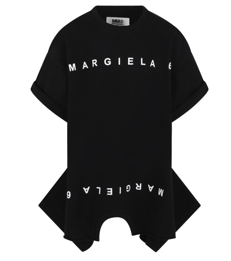 MM6 MAISON MARGIELA ロゴ 半袖 ワンピース 大人もOK