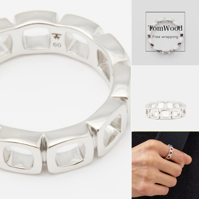 Tom Wood【関税・送料込】Cutout sterling-silver ring