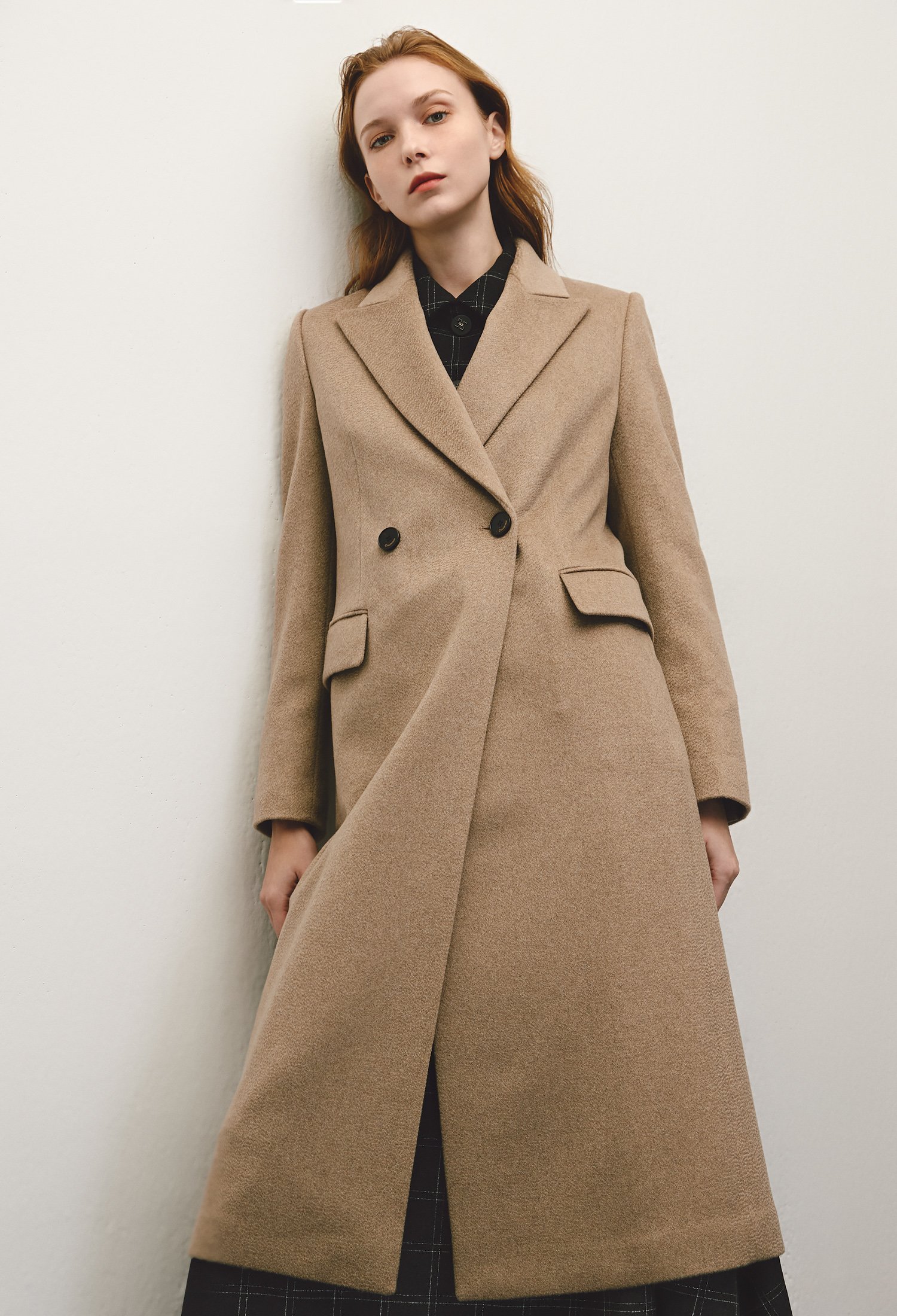 ◆THE IZZAT COLLECTION カシミア ダブルコート ◇THE IZZAT COLLECTION カシミア ダブルコート (THE IZZAT