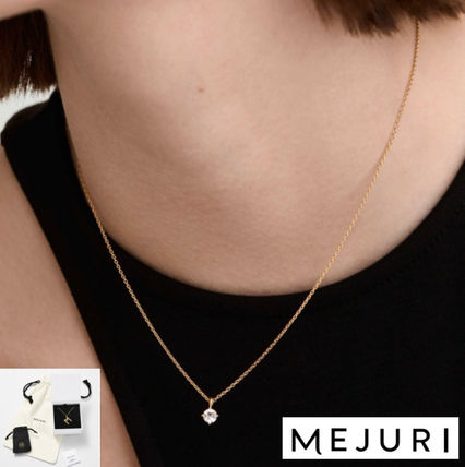 MEJURI Necklaces & Pendants Party Style 18K Gold Office Style Elegant Style