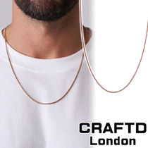 CRAFTD London ネックレス SNAKE CHAIN 2mm ローズゴールド