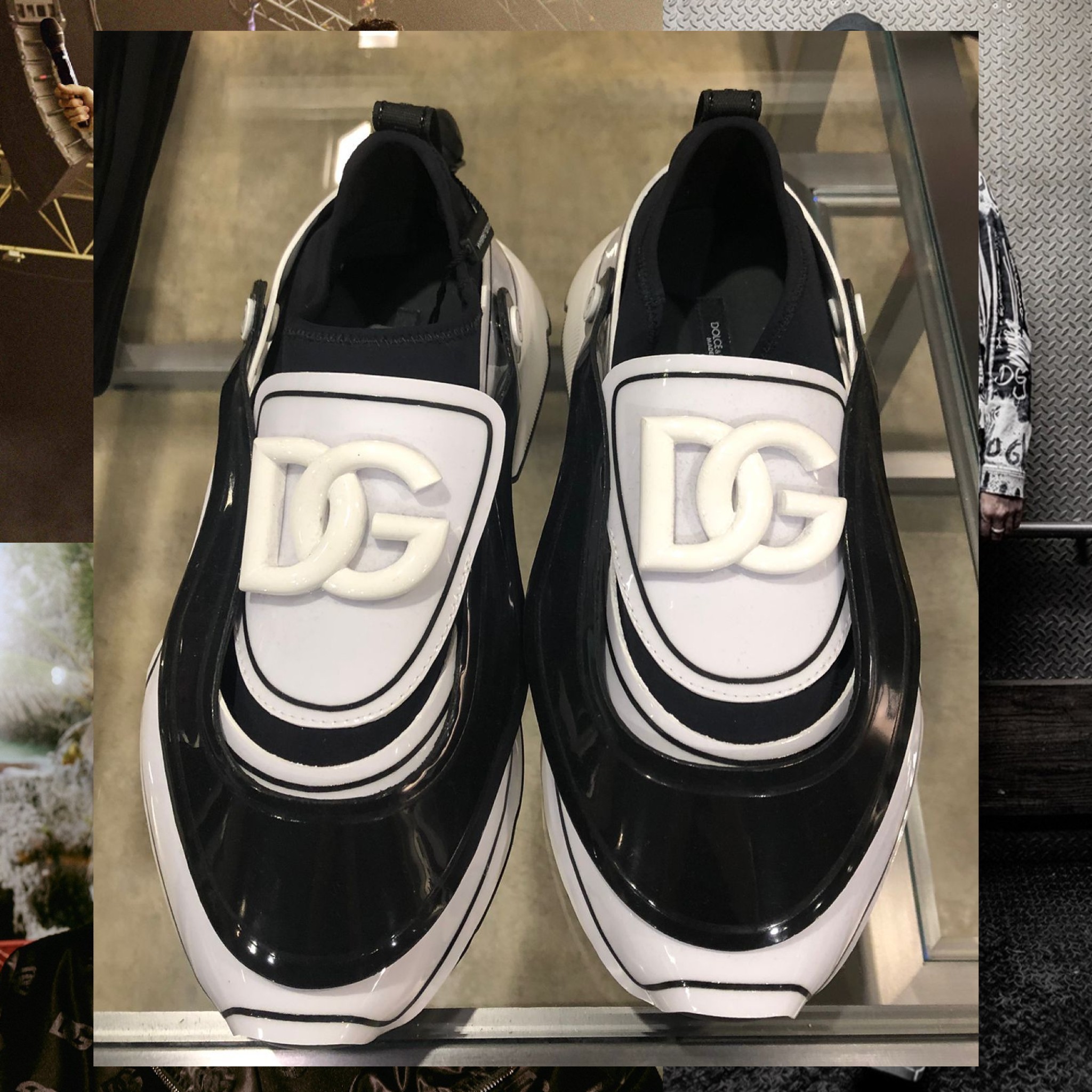関税込 ドルチェ＆ガッバーナ Daymasterスニーカー slip-on ロゴ