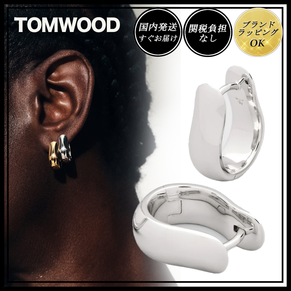 ◆TOMWOOD◆Oyster フープ ピアス スモール《すぐお届け》