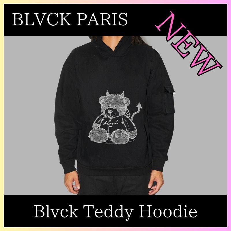 人気♪ ★ BLVCK PARIS ★ Blvck Teddy Hoodie