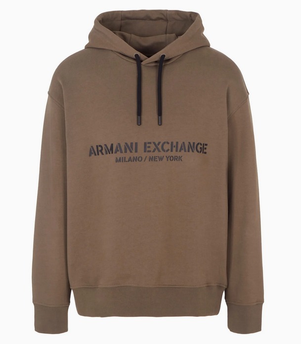 EMPORIO ARMANI ロゴ フード付きスウェットシャツ 関税送料込 Armani Exchange フード付 ロゴ スウェットシャツ 関税送料込 (A
