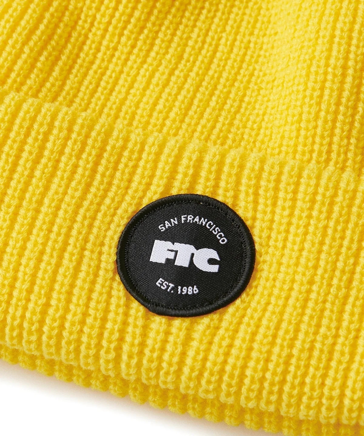 ★国内在庫/即発可*FTC*ESTロゴパッチニットビーニー★ FTC(エフティーシー) ニットキャップ・ビーニー(メンズ) - 海外