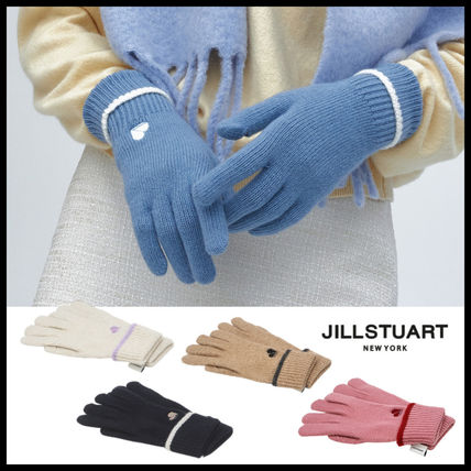 手袋 JILL BY JILLSTUART wool gloves schnauzer navy JILLSTUART(ジルスチュアート) 手袋(レディース) - 海外通販のBUYMA
