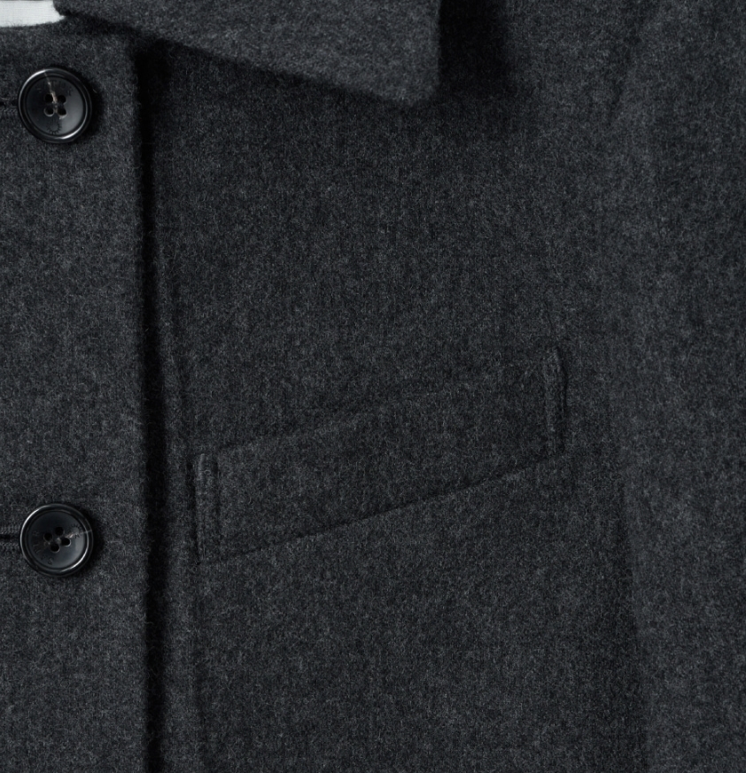 【SATUR】クロップ丈 / コート★ Eder Wool Crop Coat ★ 2COLOR ☆ SATUR ☆(W) EDER WOOL CROP COAT (SATUR/コート) 101148767