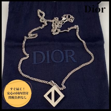 ★送料込★DIOR CDダイヤモンド ネックレス Christian Dior - 【廃番】ディオール DIOR メンズ CD