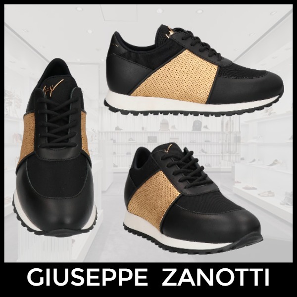 国内発送★GIUSEPPE ZANOTTI★バイカラー ローカットスニーカー