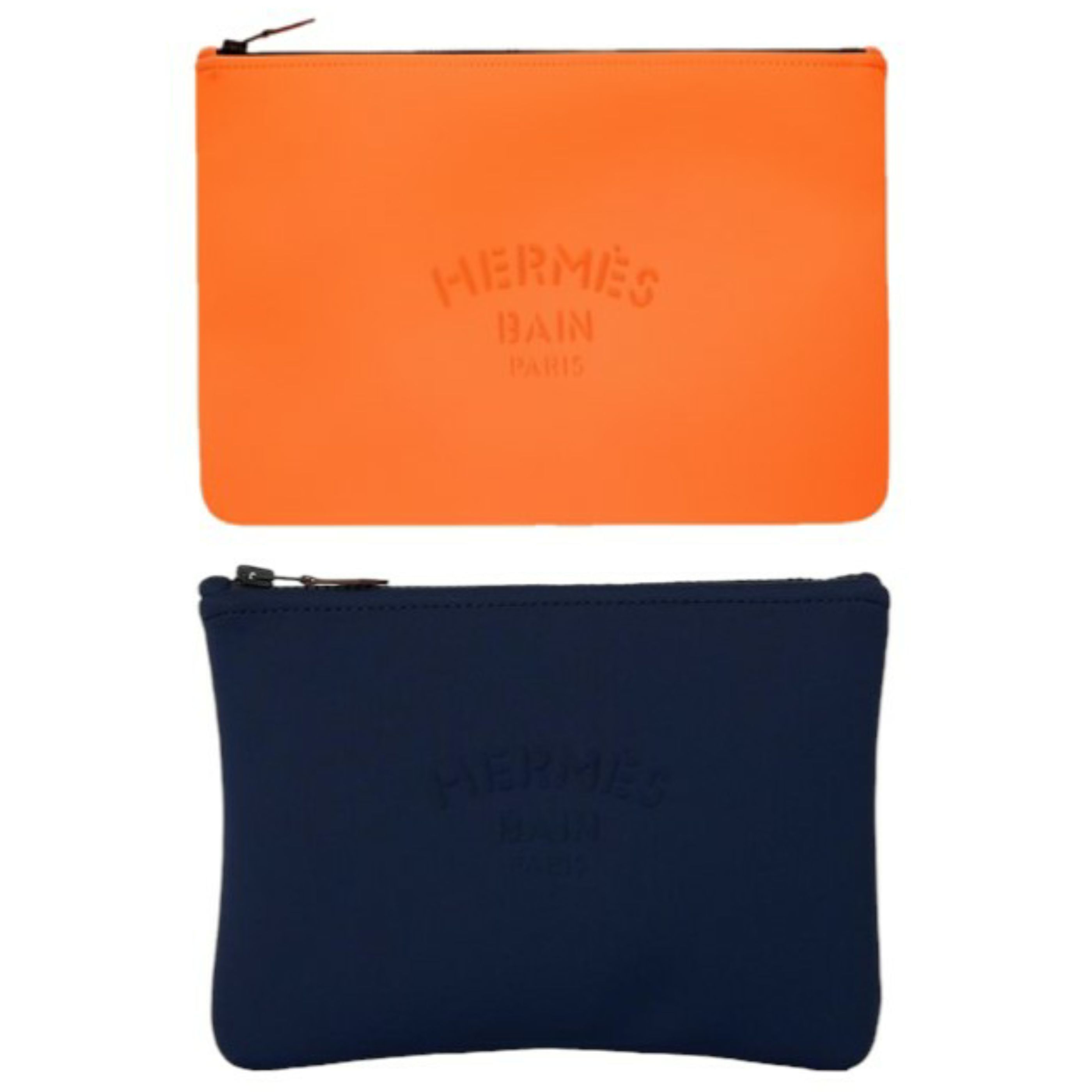 ☆HERMES☆直営店買付☆お洒落Neobainポーチ&クラッチバックGM