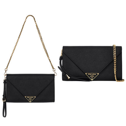 チェーンバッグ ブラック（黒）系 PRADA(プラダ) ショルダー