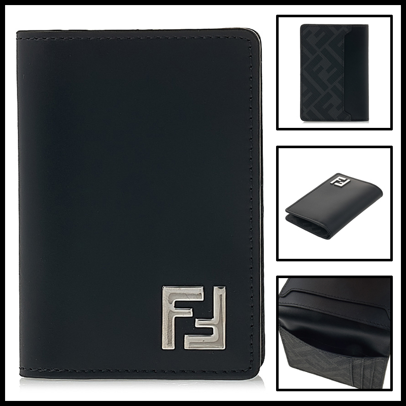 ★送料関税込★FENDI FFロゴ スクエア 折りたたみ カードケース