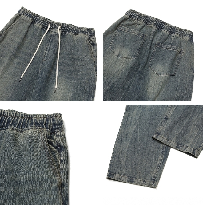 【SATIIIZ】Caedin Linkle Washing Denim Pants SATIIIZ】Caedin Linkle Washing Denim Pants (SATiiiZ/デニム