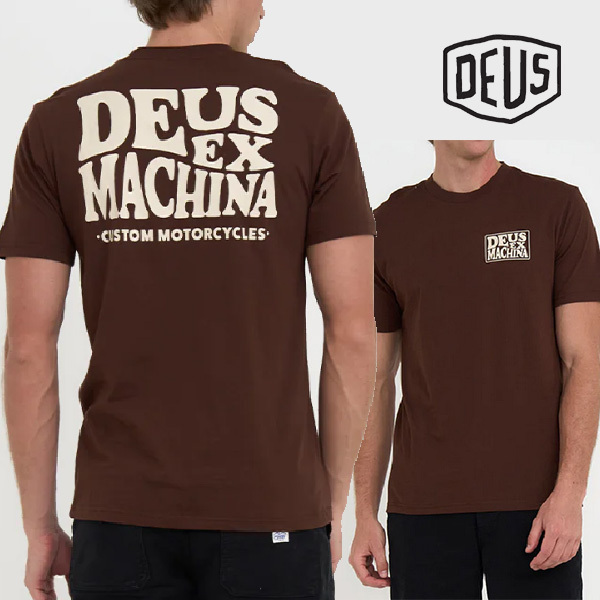 Deus Ex Machina☆COUNTY TEE バックプリント 半袖 Tシャツ