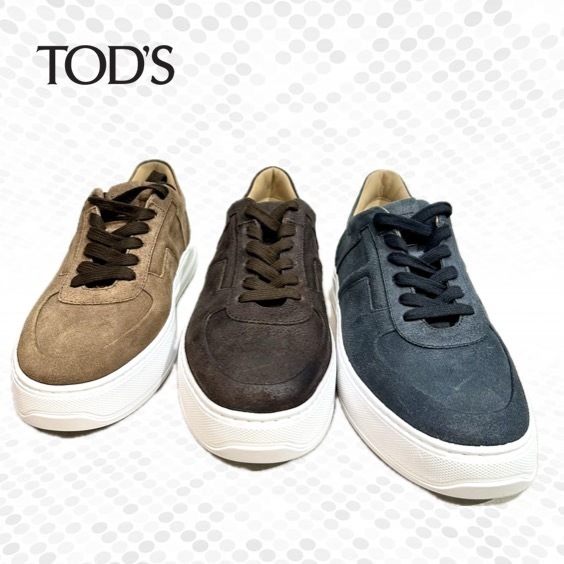 【関税込】TOD'S 定番！スエード スニーカー