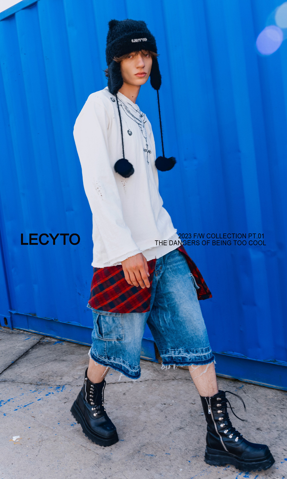 ★Stray Kids ヒョンジン★LECYTO★Angora Cat Earworm Beanie ☆Stray Kids ヒョンジン☆LECYTO☆Angora Cat Earworm Beanie