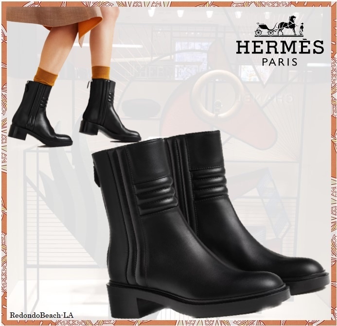 【Hマークがお洒落】HERMES★Harper ショートブーツ